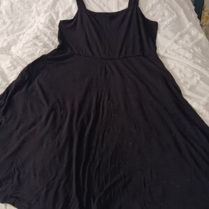 Mango Black Midi Dress